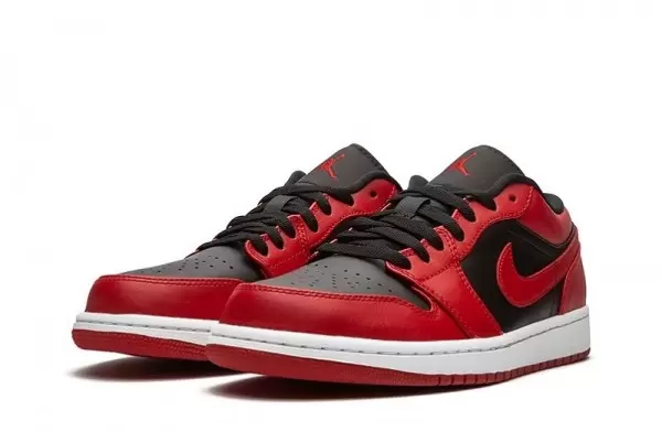 Air Jordan 1 Low Reverse Bred Sneakers Reps - 553558-606 | best replica sneaker sites