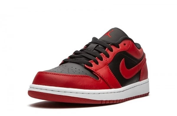 Air Jordan 1 Low Reverse Bred Sneakers Reps - 553558-606 | best replica sneaker sites