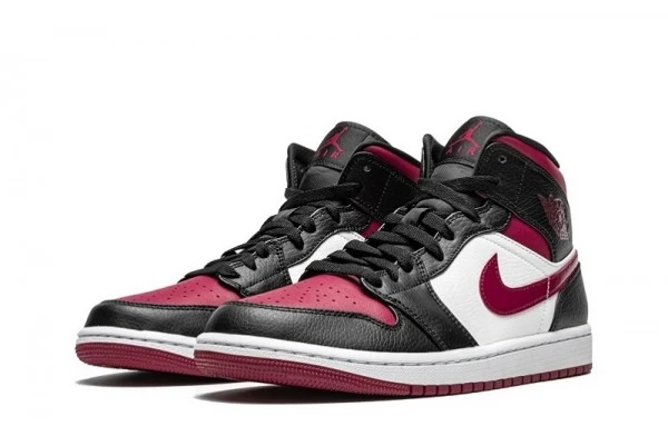 Air Jordan 1 Mid Bred Toe Reps - 554724-066 | buy reps ret sneakers website