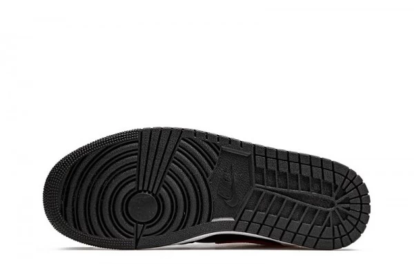 Air Jordan 1 Mid Black Chile Red Sneakers Reps - 554724-075 | best replica sneaker sites