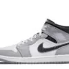 Air Jordan 1 Mid Light Smoke Grey Sneakers Reps - 554724-078 | good reps for shoes ret