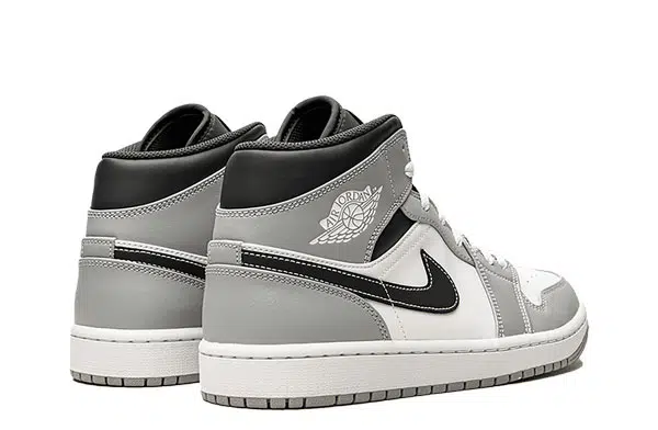 Air Jordan 1 Mid Light Smoke Grey Sneakers Reps - 554724-078 | good reps for shoes ret