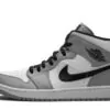 Air Jordan 1 Mid Light Smoke Grey Sneakers Reps - 554724-092 | best replica ret sneaker sites