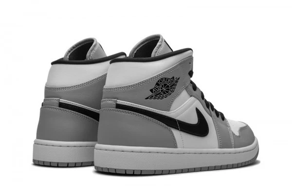 Air Jordan 1 Mid Light Smoke Grey Sneakers Reps - 554724-092 | best replica ret sneaker sites