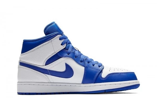 Air Jordan 1 Mid Hyper Royal Sneakers Reps - 554724-114 | best replica sneaker sites