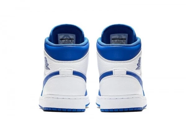 Air Jordan 1 Mid Hyper Royal Sneakers Reps - 554724-114 | best replica sneaker sites