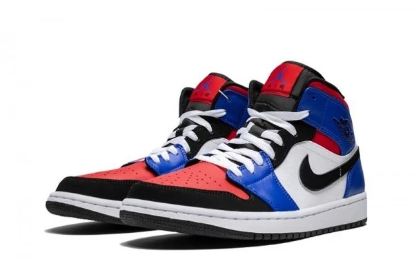 Air Jordan 1 Mid Top 3 Sneakers Reps - 554724-124 | good reps for shoes,ret sneakers