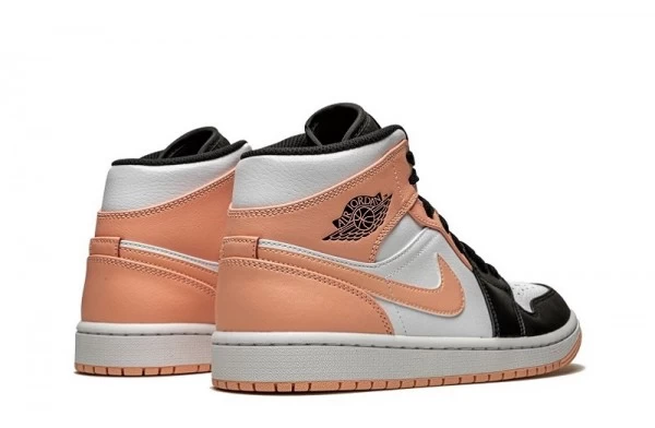 Air Jordan 1 Mid Crimson Tint Toe Sneakers Reps - 554724-133 | good reps for shoes