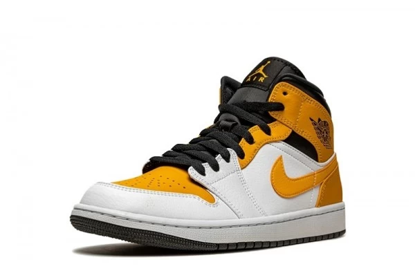 Air Jordan 1 Mid University Gold Sneakers Reps - 554724-170 | sneaker rep websites,ret sneakers