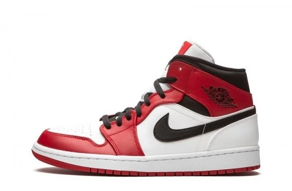 Air Jordan 1 Mid Chicago Sneakers Reps - 554724-173 | good reps ret for shoes