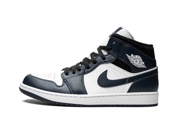 Air Jordan 1 Mid Armory Navy Sneakers Reps - 554724-411 | good reps ret for shoes