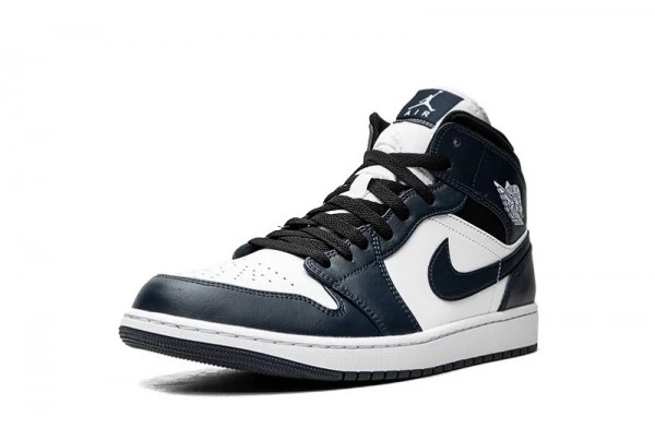 Air Jordan 1 Mid Armory Navy Sneakers Reps - 554724-411 | good reps ret for shoes