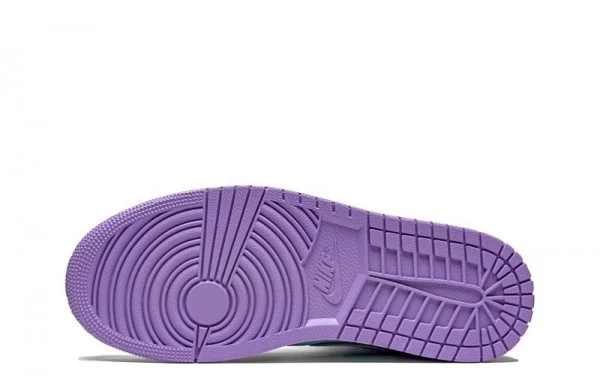 Air Jordan 1 Mid Purple Pulse Sneakers Reps - 554724-500 | best replica sneaker rep websites