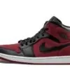 Air Jordan 1 Mid Reverse Banned Gym Red Black Sneakers Reps - 554724-610 | ret sneakers