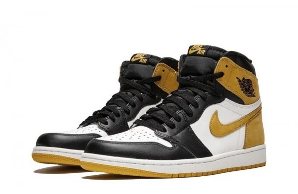 Air Jordan 1 Retro High OG Yellow Ochre Sneakers Reps - 555088-109 | good reps for shoes
