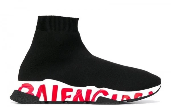 Balenciaga Speed Trainer Graffiti Black Red - 605972W05GE1095 | good reps ret for shoes