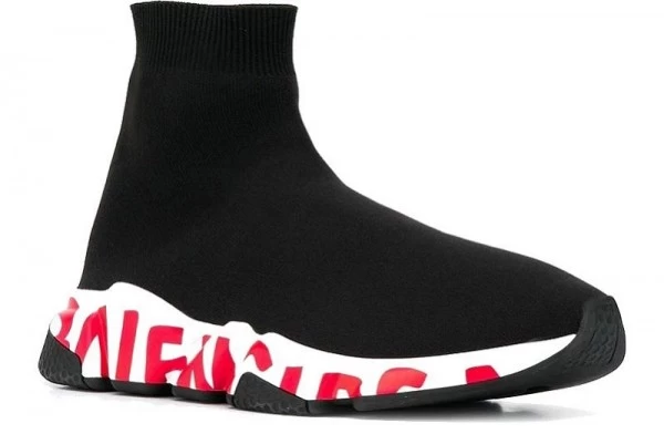 Balenciaga Speed Trainer Graffiti Black Red - 605972W05GE1095 | good reps ret for shoes