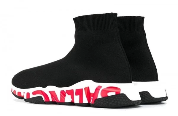 Balenciaga Speed Trainer Graffiti Black Red - 605972W05GE1095 | good reps ret for shoes