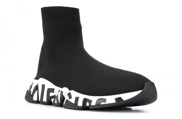 Balenciaga Speed Trainer Mid Black White - 605972W05GE1015 | buy reps ret sneakers website