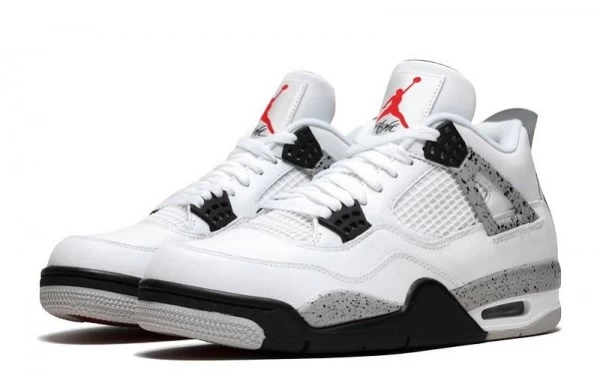 Air Jordan 4 Retro White Cement Sneakers Reps - 840606-192 | good reps for shoes