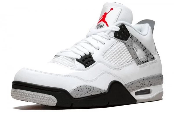 Air Jordan 4 Retro White Cement Sneakers Reps - 840606-192 | good reps for shoes