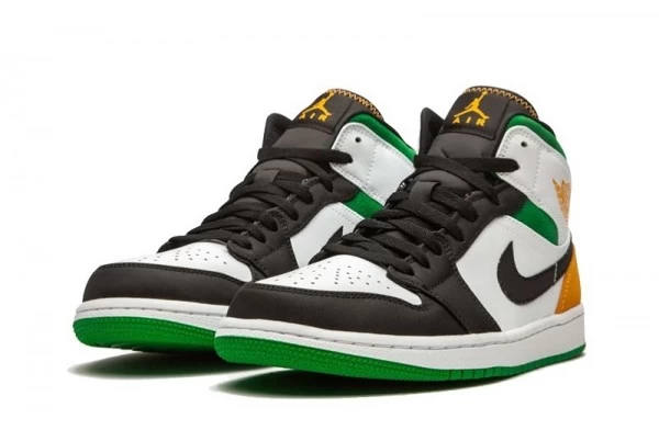 Air Jordan 1 Mid Oakland Sneakers Reps - 852542-101 | best replica sneaker sites