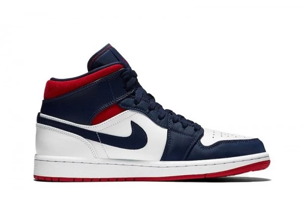 Air Jordan 1 Mid SE USA Olympic Sneakers Reps - 852542-104 | good reps ret for shoes