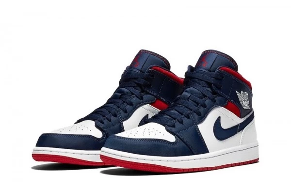 Air Jordan 1 Mid SE USA Olympic Sneakers Reps - 852542-104 | good reps ret for shoes