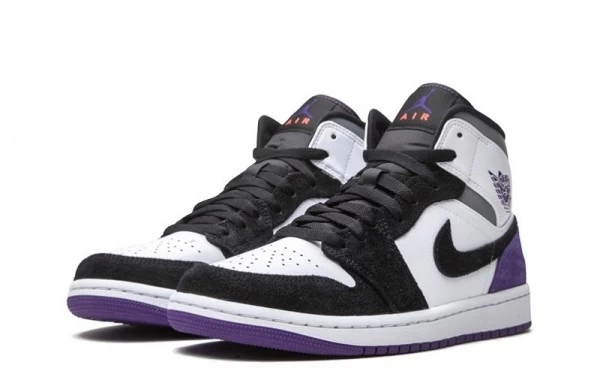 Air Jordan 1 Mid SE Purple Sneakers Reps - 852542-105 | best replica ret sneaker sites