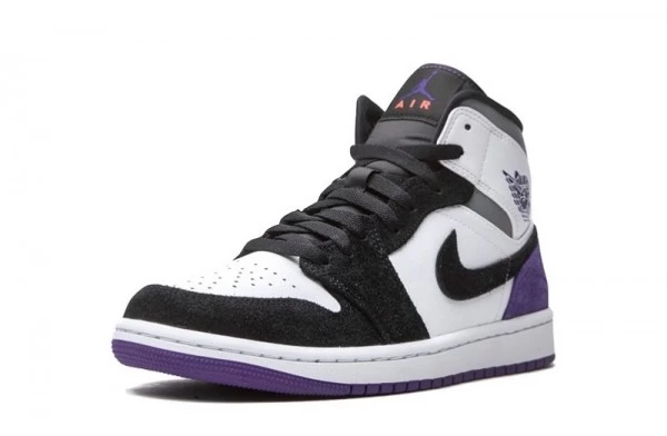 Air Jordan 1 Mid SE Purple Sneakers Reps - 852542-105 | best replica ret sneaker sites