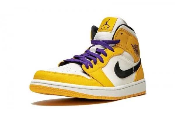 Air Jordan 1 Mid SE Lakers Sneakers Reps - 852542-700 | buy reps ret sneakers website
