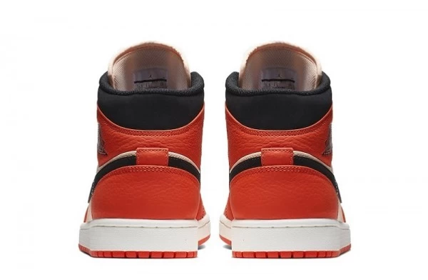 Air Jordan 1 Retro Mid SE Team Orange Black Sneakers Reps - 852542-800 | good reps for shoes ret