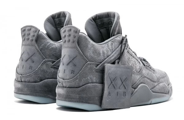 Air Jordan 4 Retro KAWS Cool Grey Sneakers Reps - 930155-003 | best replica sneaker sites