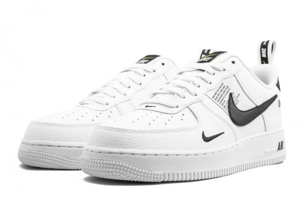 Air Force 1 Low Overbranding White Black - AJ7747-100 | buy reps ret sneakers website
