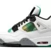 Air Jordan 4 Retro Lucid Green Rasta Sneakers Reps - AQ9129-100 | sneaker rep websites
