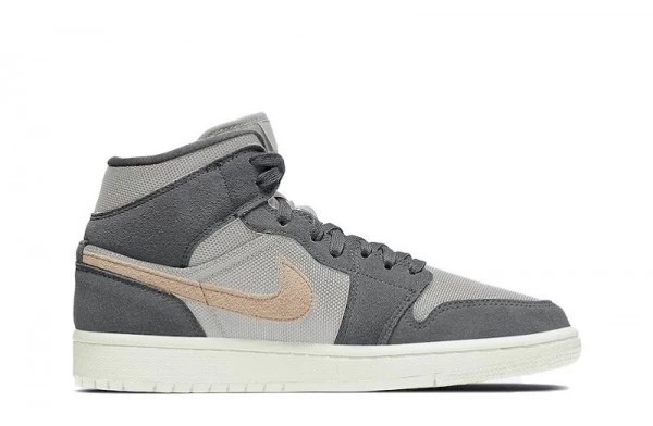 Air Jordan 1 Mid Iron Grey Onyx Reps BQ6472-020 in just $112