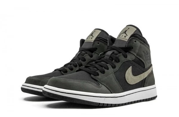 Air Jordan 1 Mid Military Olive Sneakers Reps - BQ6472-030 | best replica ret sneakers sites