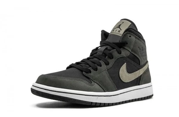 Air Jordan 1 Mid Military Olive Sneakers Reps - BQ6472-030 | best replica ret sneakers sites