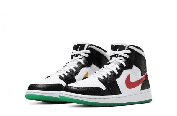 Air Jordan 1 Mid Alternate Swooshes Sneakers Reps - BQ6472-063 | best replica sneaker sites