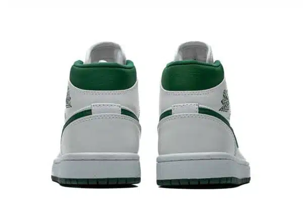 Air Jordan 1 Mid White Mystic Green Sneakers Reps - CD6759-103 | good reps ret for shoes