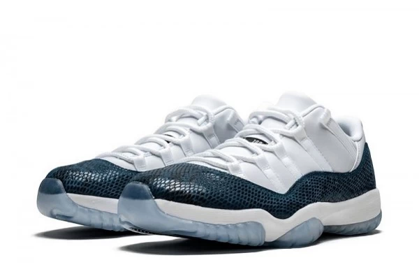 Air Jordan 11 Retro Blue Navy Snakeskin Sneakers Reps - CD6846-102 | ret sneakers rep websites