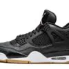 Air Jordan 4 Retro Black Gum Laser Sneakers Reps - CI1184-001 | best replica sneaker sites