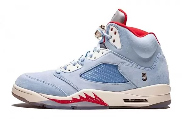 Air Jordan 5 Retro Trophy Room Ice Blue Sneakers Reps - CI1899-400 | best replica sneaker sites