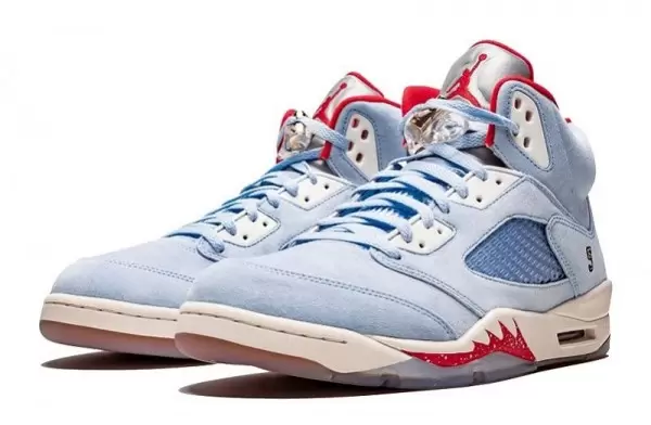 Air Jordan 5 Retro Trophy Room Ice Blue Sneakers Reps - CI1899-400 | best replica sneaker sites