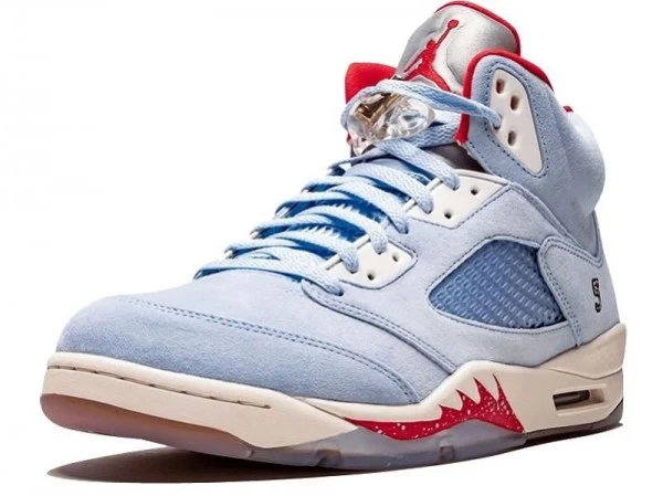 Air Jordan 5 Retro Trophy Room Ice Blue Sneakers Reps - CI1899-400 | best replica sneaker sites