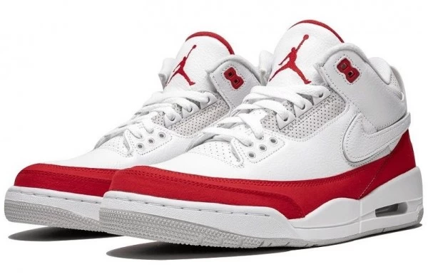 Air Jordan 3 Retro Tinker White University Red Sneakers Reps - CJ0939-100 | buy reps sneakers website