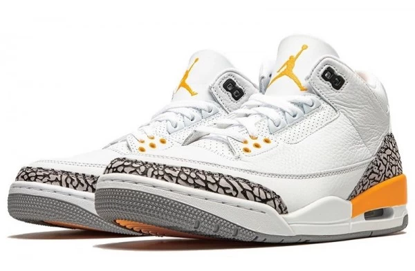 Air Jordan 3 Retro Laser Orange Sneakers Reps - CK9246-108 | good reps for shoes ret