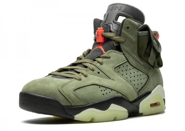 Travis Scott x Air Jordan 6 Retro Medium Olive Sneakers Reps - CN1084-200 | good reps for shoes, ret sneakers