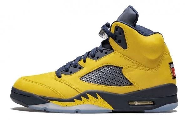 Air Jordan 5 Retro Michigan Sneakers Reps - CQ9541-704 | buy reps sneakers website，good reps for shoes