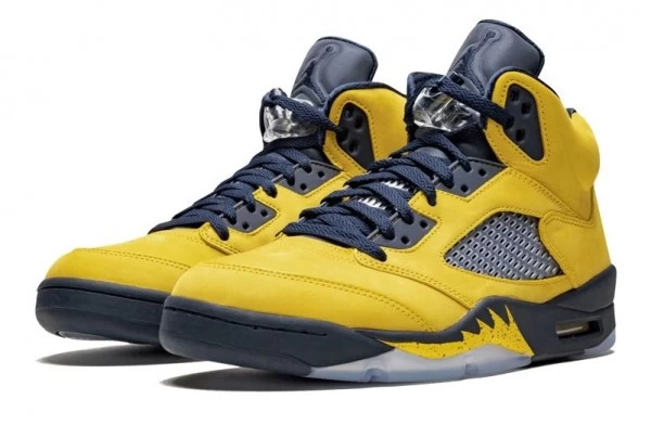 Air Jordan 5 Retro Michigan Sneakers Reps - CQ9541-704 | buy reps sneakers website，good reps for shoes